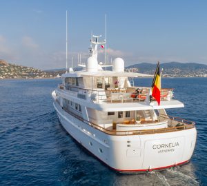 Luxury charter yacht CORNELIA is offering a 25% discount in the Western Mediterranean