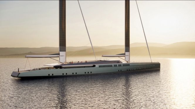 WING 100 mega yacht concept © Royal Huisman