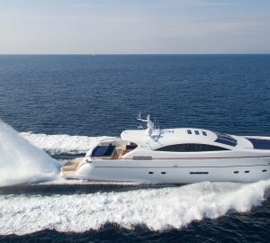31m Italcraft charter yacht SUB ZERO offering last minute getaway in Greece