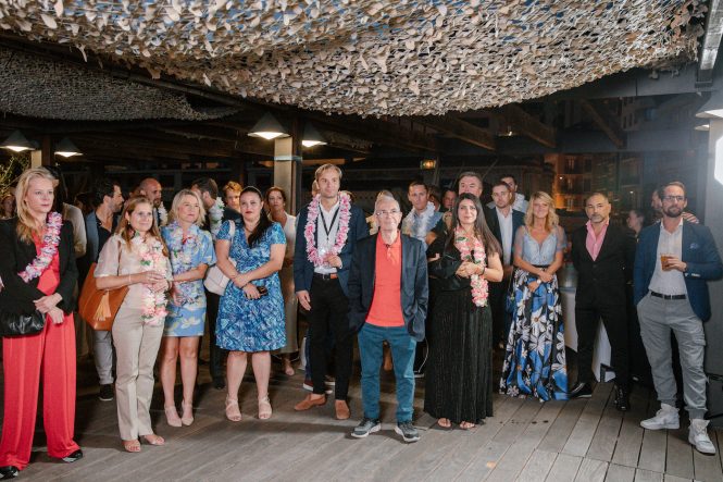 Guests at APSA event at the 2022 Monaco Yacht Show