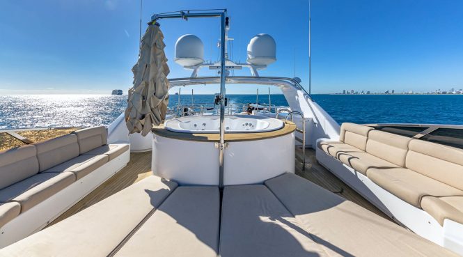 Jacuzzi on the sun deck