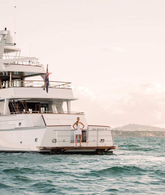 Luxury yacht Sea Breeze III available in the South Pacific