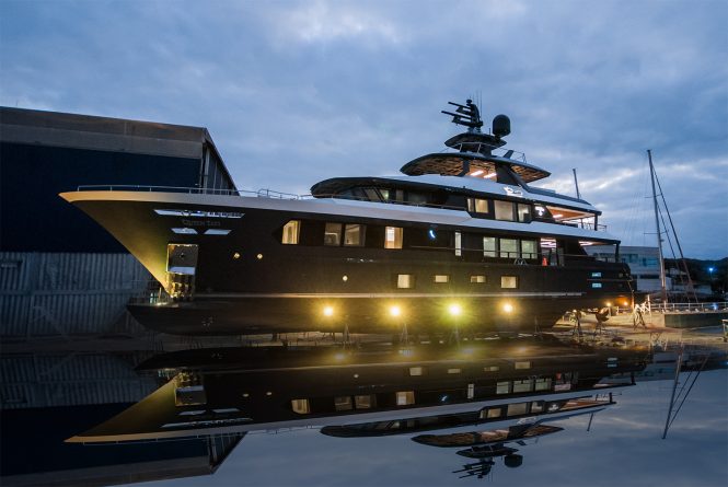 MCP Yachts launched superyacht QUEEN TATI