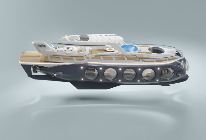 Nautilus Luxury submersible yacht profile