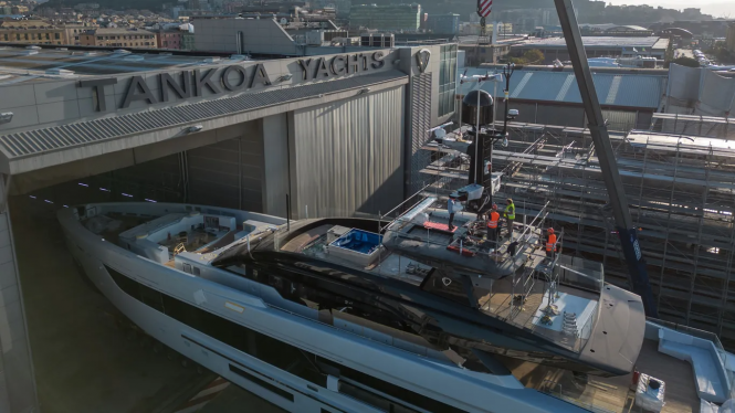 Tankoa Yachts launch fifth S501 superyacht