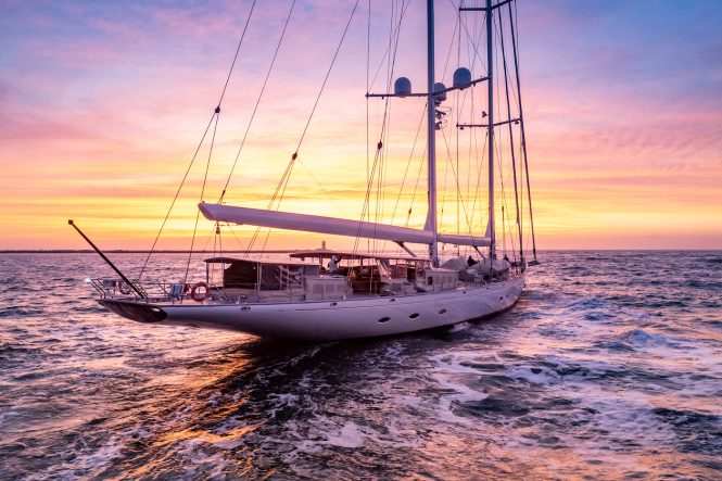 Athos yacht after conversion at Huisfit Amsterdam © by Guy Fleury