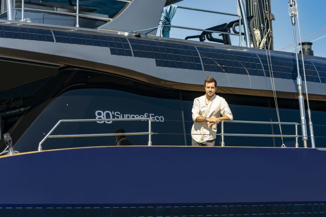 Fernando Alonso Sunreef 80 Eco