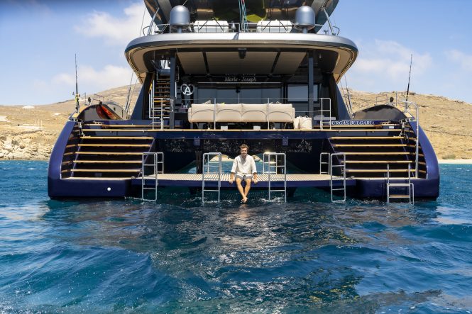 Fernando Alonso Sunreef 80 Eco yacht Marie-Joseph catamaran