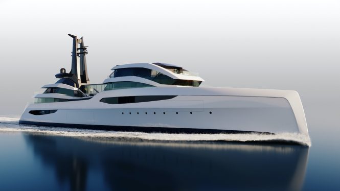 Harrison Eidsgaard and Feadship luxury explorer yacht concept EXPV