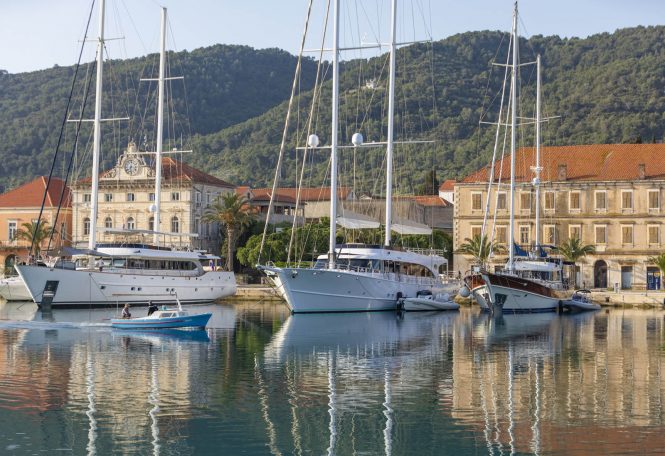 Hvar - Luxury motor sailer yachts in Croatia  © Jim Raycroft