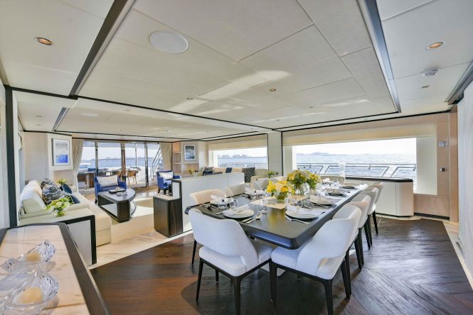 Main Salon Dining Area