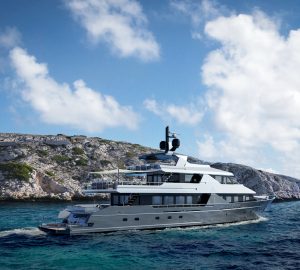 Beautifully refitted 40m motor yacht SKY for charter in Turkey and Greece