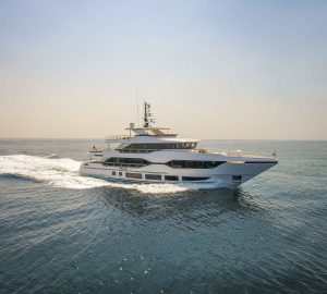 37m motor yacht ROCKET ONE offering reduced charter rates in the Bahamas and the Caribbean
