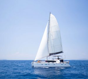 Sailing yacht TORO BIANCO drops into secluded coves around Greece