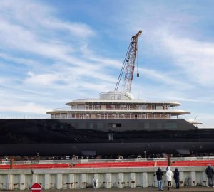 118M YACHT LAUNCH: The largest Abeking & Rasmussen yacht hull 6507 hits water in Germany