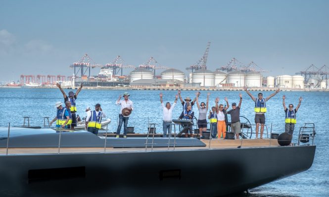 SW96 Nyumba yacht Launch in Cape Town