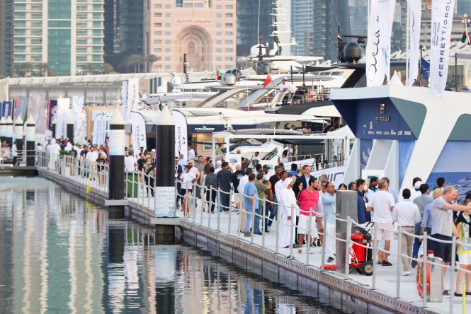 Visitor to previous Dubai International Boat Shows