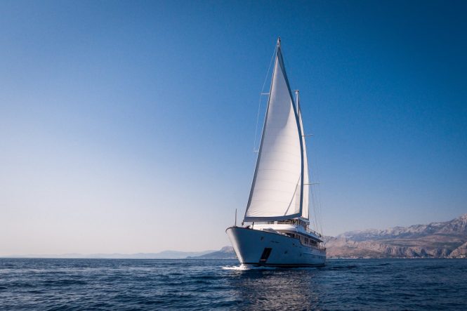Luxury sailing yacht OMNIA