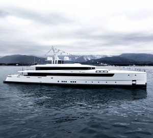 66m super yacht ALCHEMY launched at the Rossanavi shipyard in Viareggio, Italy