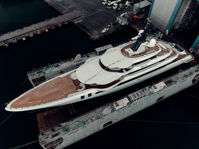 Luxury yacht Infinite Jest launched by Turquoise Yachts