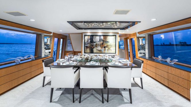 Luxury yacht MARGATE | Dining room
