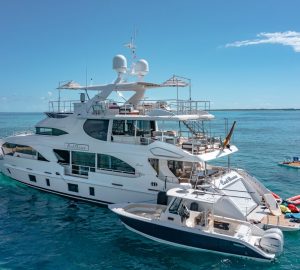 32.9m Superyacht COOL BREEZE offering a 10% discount on the next 4 bookings before August 31st in the Bahamas