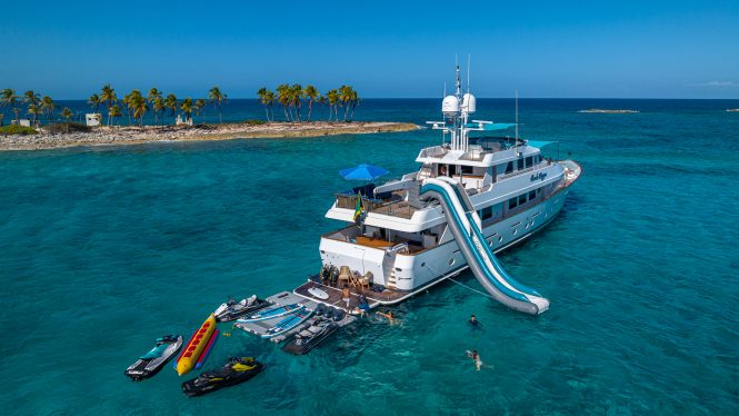 Luxury yacht SWEET ESCAPE with water toys