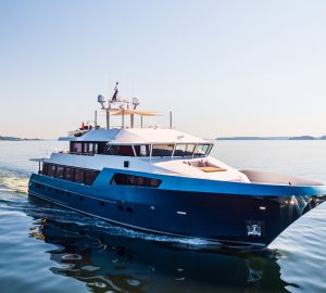Beautifully maintained 34m Westport motor yacht ASCENTE available for charter in Canada