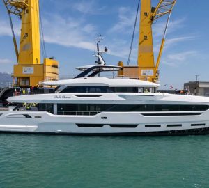 Baglietto launches third 40m DOM 133 super yacht PERLA BIANCA