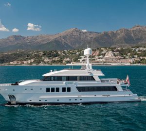 Recently refitted 35m superyacht ATOM ready for charter across the Mediterranean