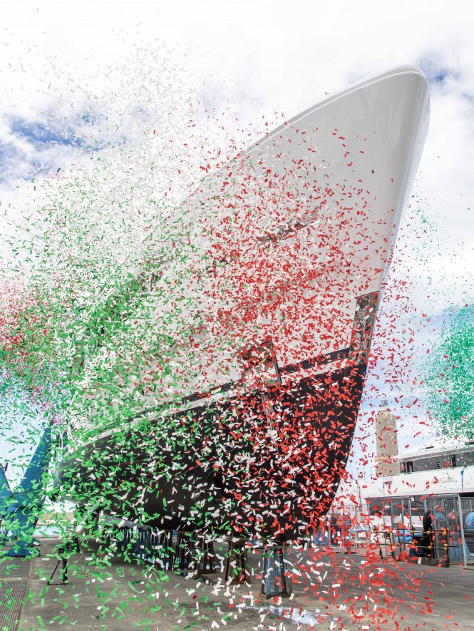 Superyacht ALUNYA launch