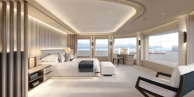 Owners stateroom | image from Feadship
