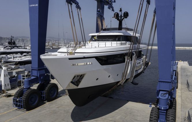 Luxury yacht AYSHE launches