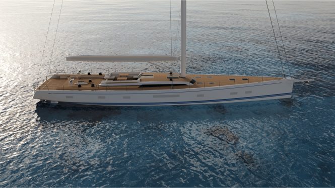 Luxury yacht SWAN 108