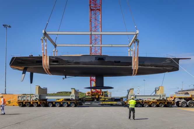 Sailing yacht ZEMI ready for launch