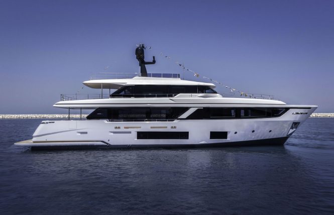 Superyacht AYSHE launches