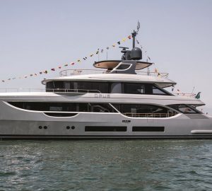 Motor yacht OPUS launched as the sixth Benetti Oasis 34M