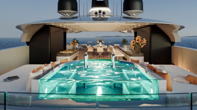 Columbus Atlantique 65 deck pool