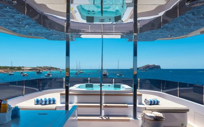 Luxury yacht AQUA