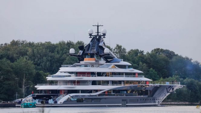 Luxury yacht JAG
