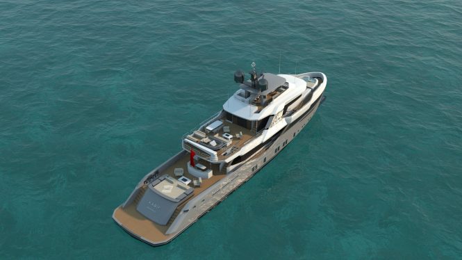 Motor yacht KASIF rendered image