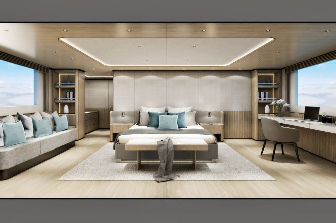 Atlante Yachts Classic 35 owner's suite