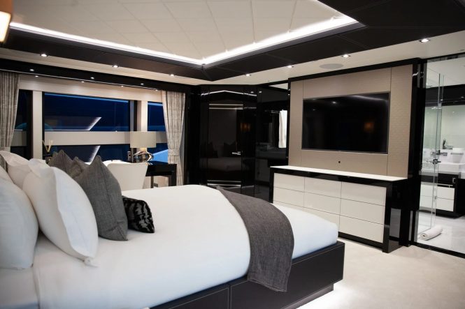 Master suite on the main deck