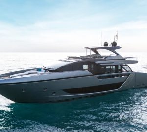 Riva presents their new 82 Diva model at the Cannes Yachting Festival