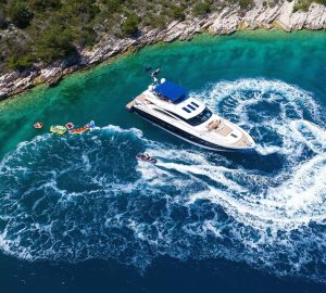 25.90m Princess motor yacht AGAVE offering 10% discount on 2024 Croatia charter vacations