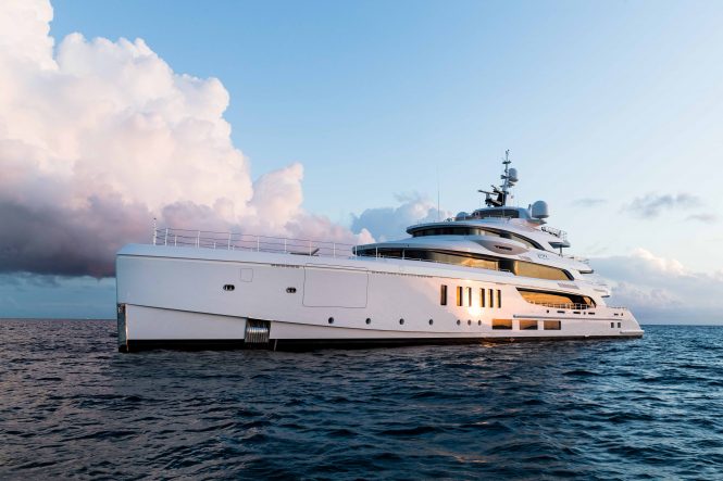 Luxury superyacht CALEX