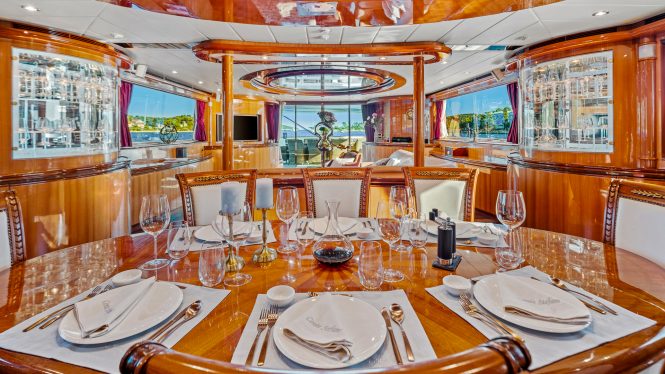 Main salon dining room