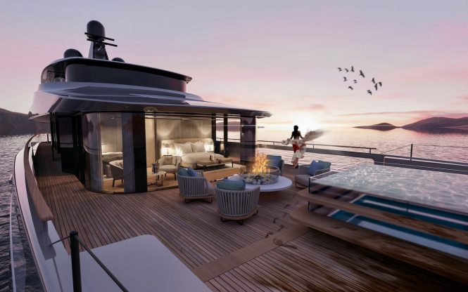 Owner suite and deck