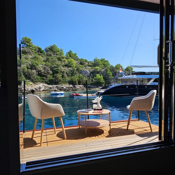 View from the saloon