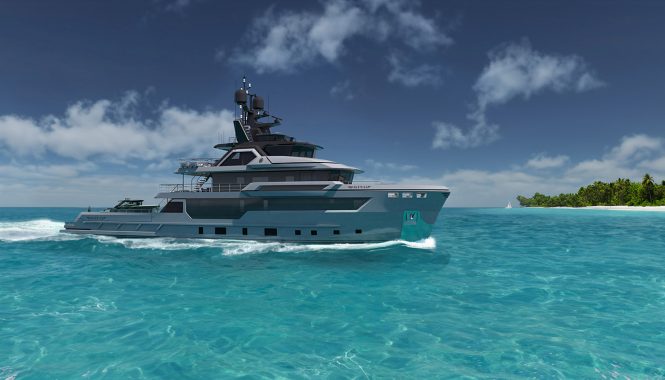 Luxury explorer yacht MAVERICK